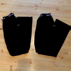 Lot of Two Black Scrub Pants